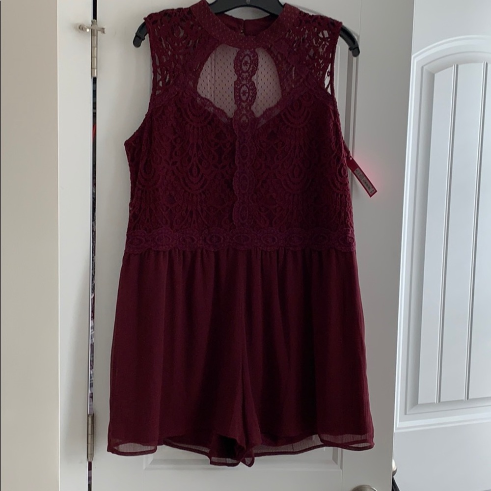 Xhilaration lace romper.